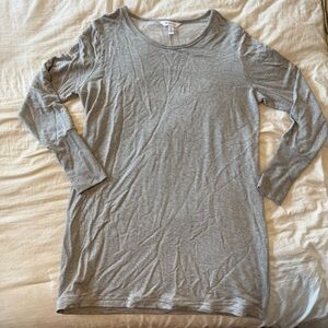Athleta Grey Crew Neck Dress